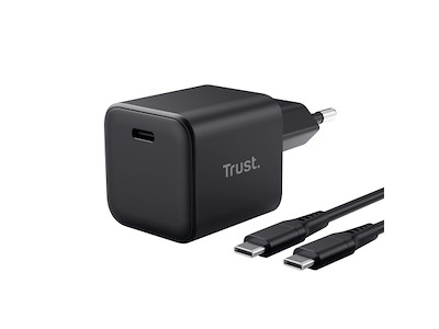 Trust 26046 mobile device charger Universal Black AC Fast charging Indoor