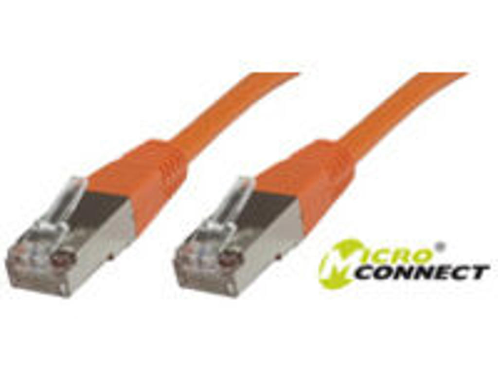 Microconnect SSTP610O netværkskabel Orange 10 m Cat6 S/FTP (S-STP)