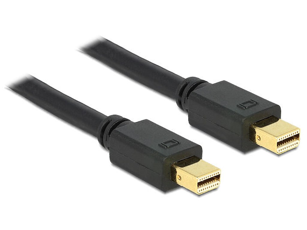 DeLOCK 83477 DisplayPort kabel 5 m Mini DisplayPort Sort