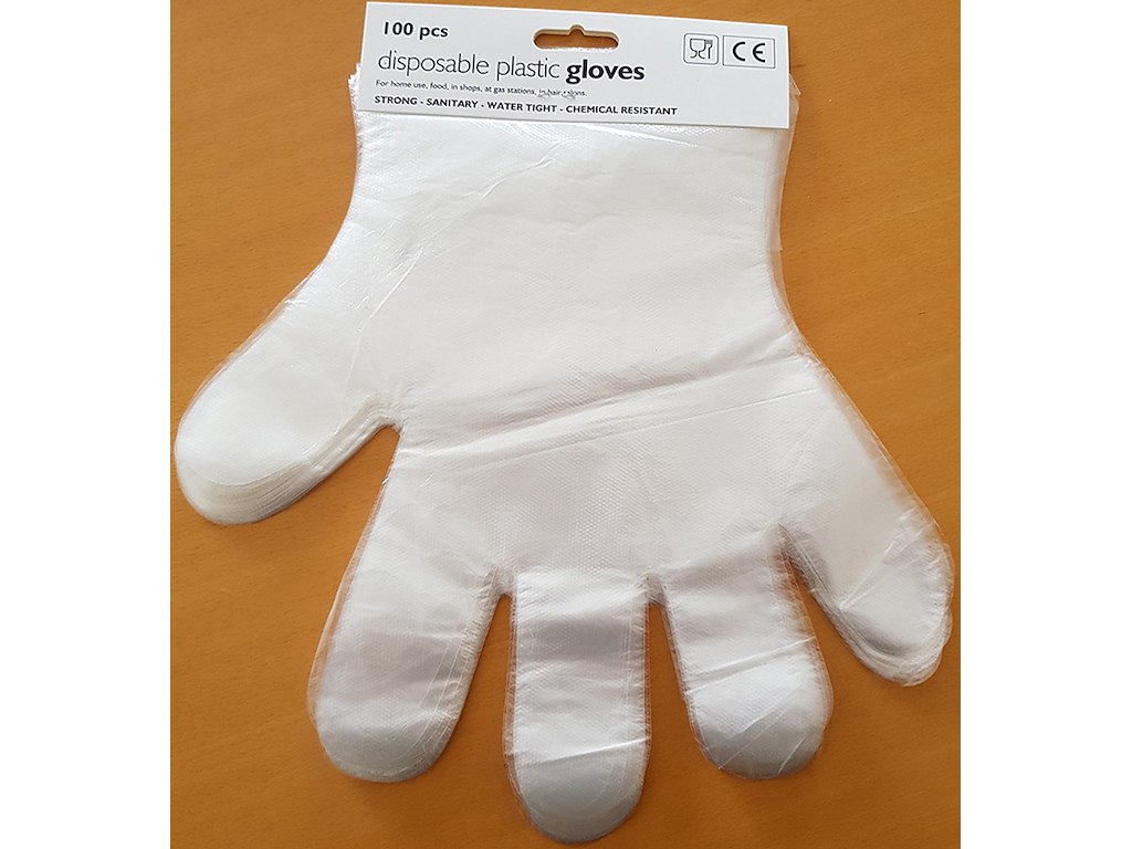 Engangshandsker, PE, Standard, På ophæng, 100 stk/pak