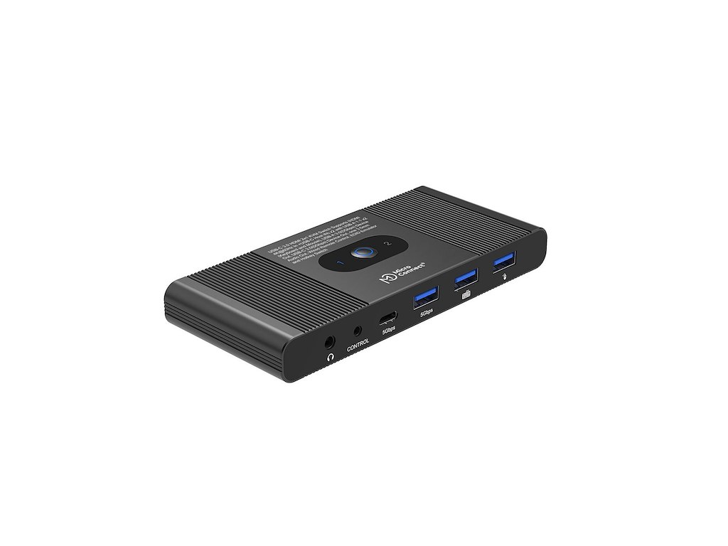Microconnect HDMI & USB-C 2-Port KVM Switch