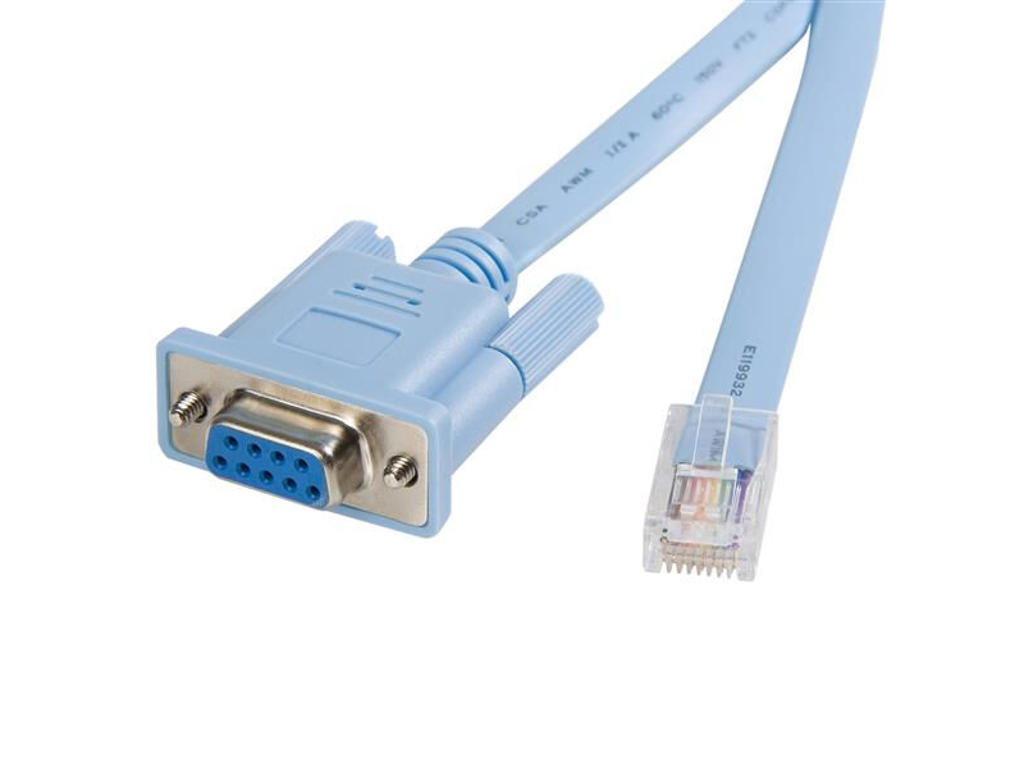 StarTech.com DB9CONCABL6 KVM-kabel Blå 1,8 m