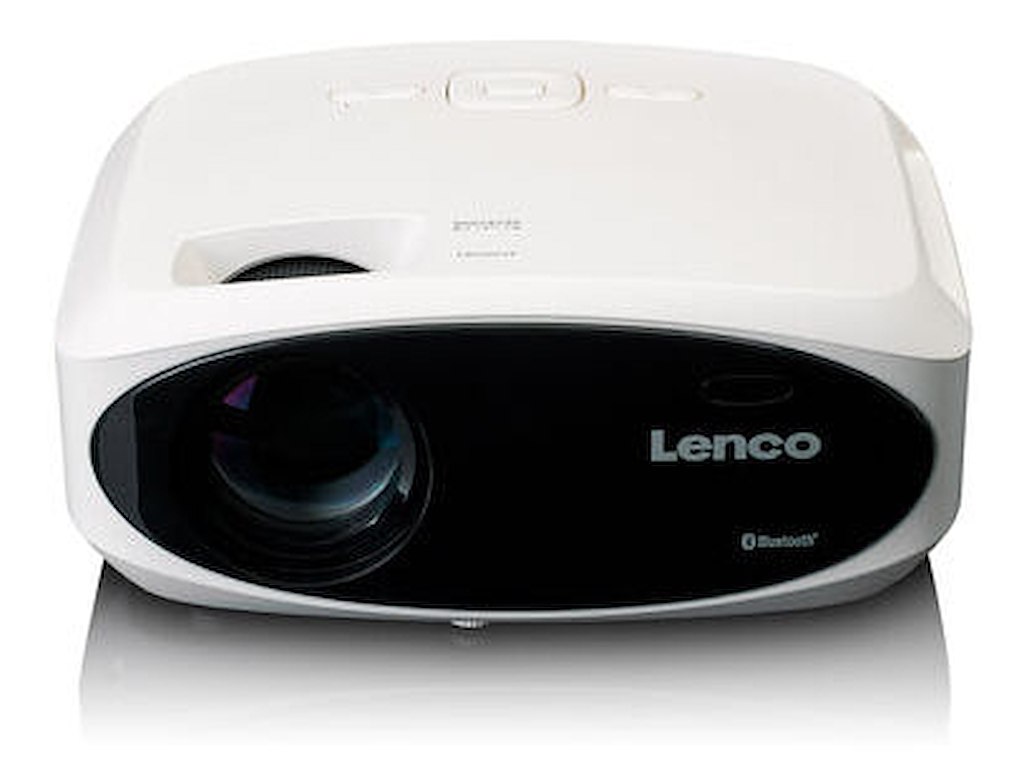 Lenco LPJ-900WH dataprojekter Standard-kast projektor 250 ANSI lumens LED 1080p (1920x1080) Sort, Hvid