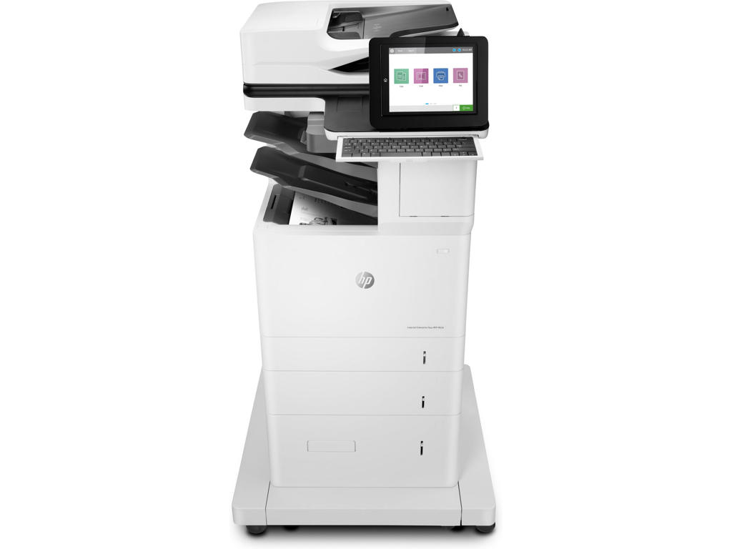 HP LaserJet Enterprise Flow M636z Trådløst Multifunction Sort og hvid Printer, Kopimaskine, scanner; Dupleks