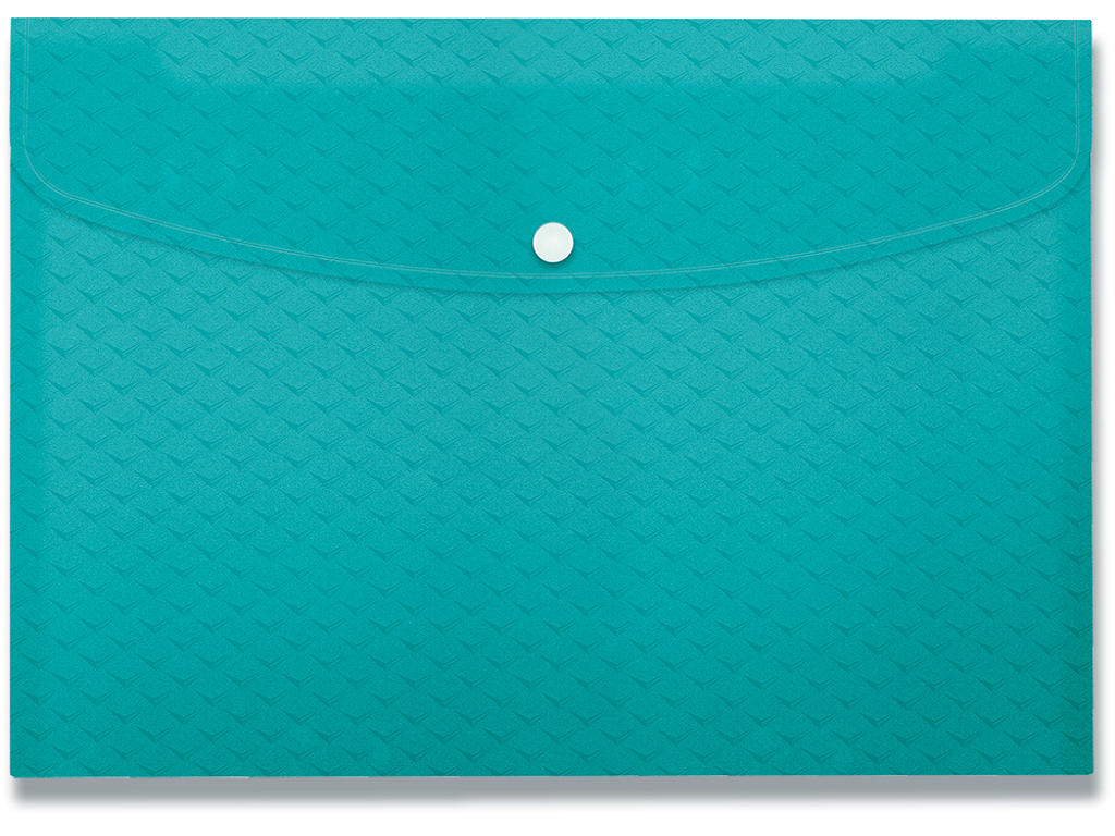 Kuvertmappe, Lyseblå, A4, Trykknap, Esselte Colour'Breeze 