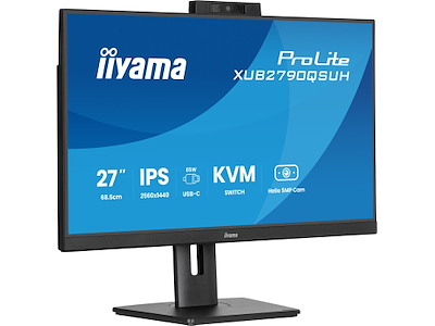 iiyama ProLite XUB2790QSUH-B2 computerskærm 68,6 cm (27") 2560 x 1440 pixel Quad HD LED Sort
