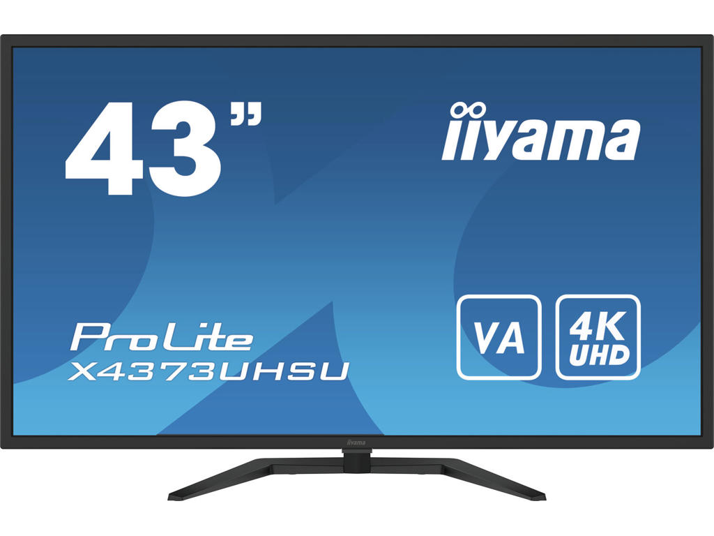 iiyama ProLite X4373UHSU-B1 computerskærm 108 cm (42.5") 3840 x 2160 pixel 4K Ultra HD Sort