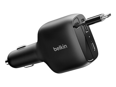Belkin BoostCharge Universel Sort Cigartænder Hurtig opladning Indendørs