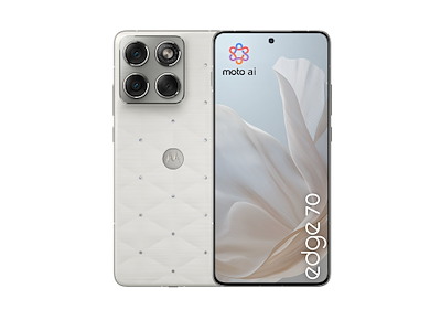 Motorola edge 70 17 cm (6.7") Dual SIM Android 16.0 5G USB Type-C 12 GB 512 GB 4800 mAh Hvid
