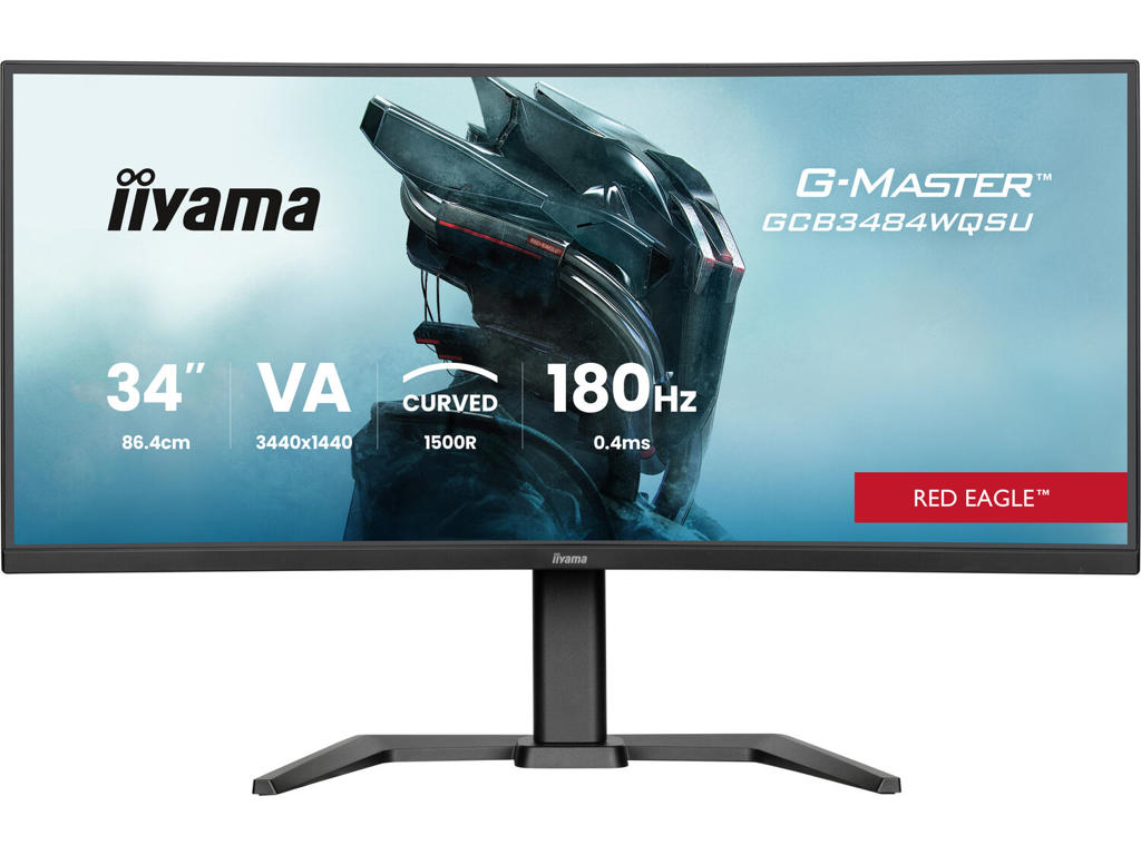 iiyama G-MASTER GCB3484WQSU-B1 computerskærm 86,4 cm (34") 3440 x 1440 pixel UltraWide Quad HD LED Sort