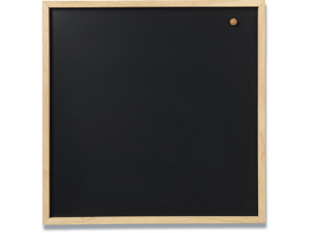 Kridttavle, 60x60 cm, Magnetisk, Ramme: Træ, Naga 