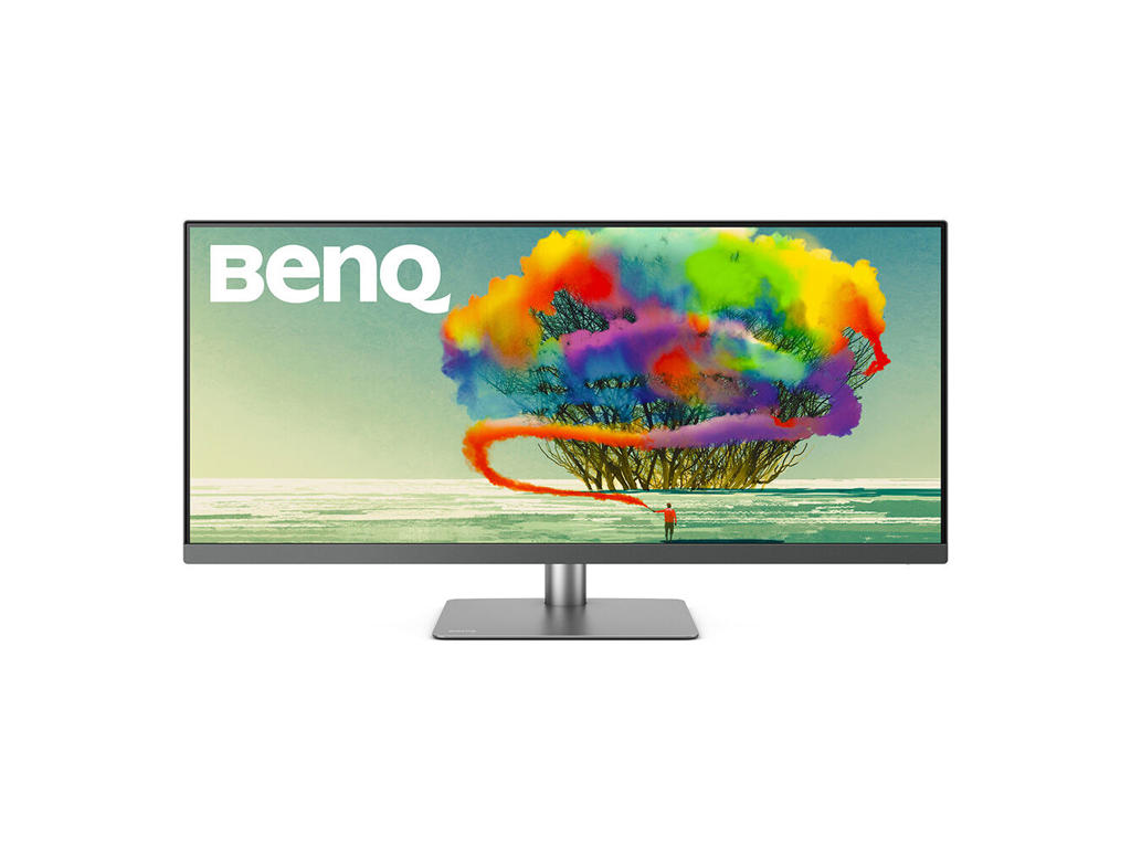 BenQ PD3420Q computerskærm 86,4 cm (34") 3440 x 1440 pixel Quad HD LED Grå