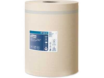 Aftørringsrulle, Centertræk, 2 lag, 6 ruller, Tork Reflex Plus M4