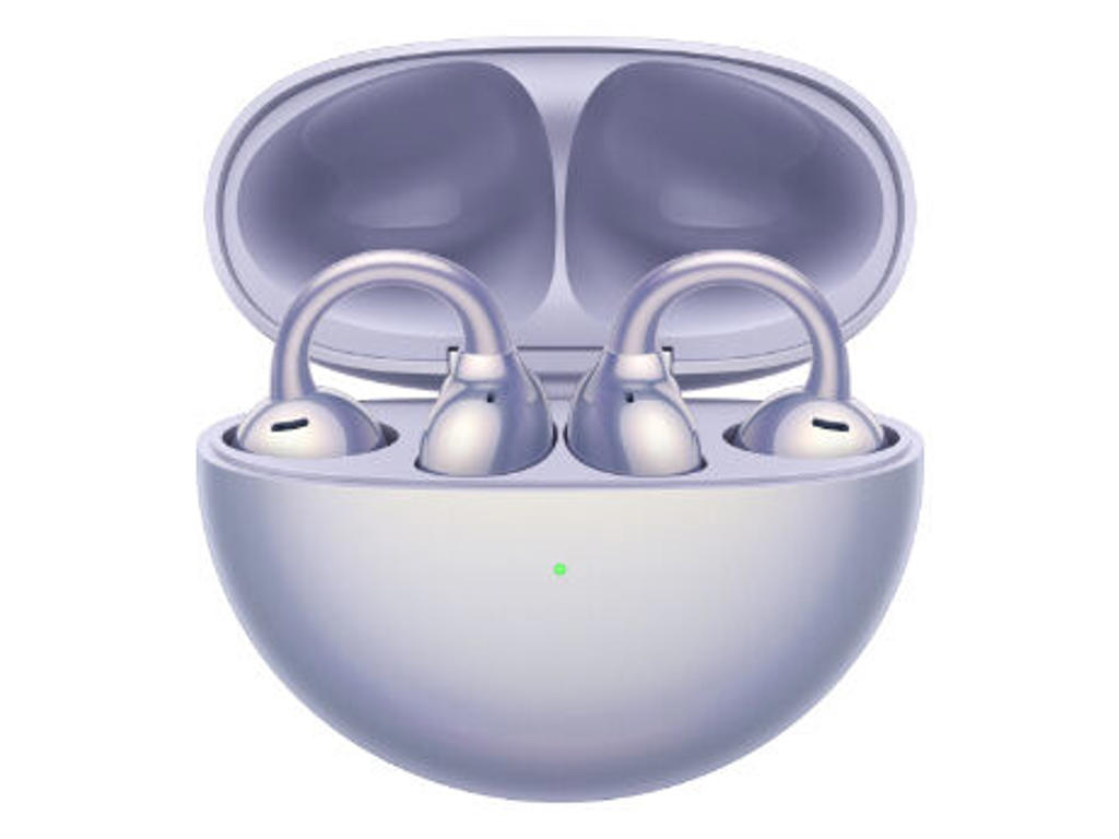 Huawei FreeClip Headset True Wireless Stereo (TWS) Ørekrog Opkald/musik USB Type-C Bluetooth Lilla