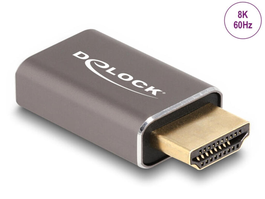 DeLOCK 60081 kabel kønsskifter HDMI Grå