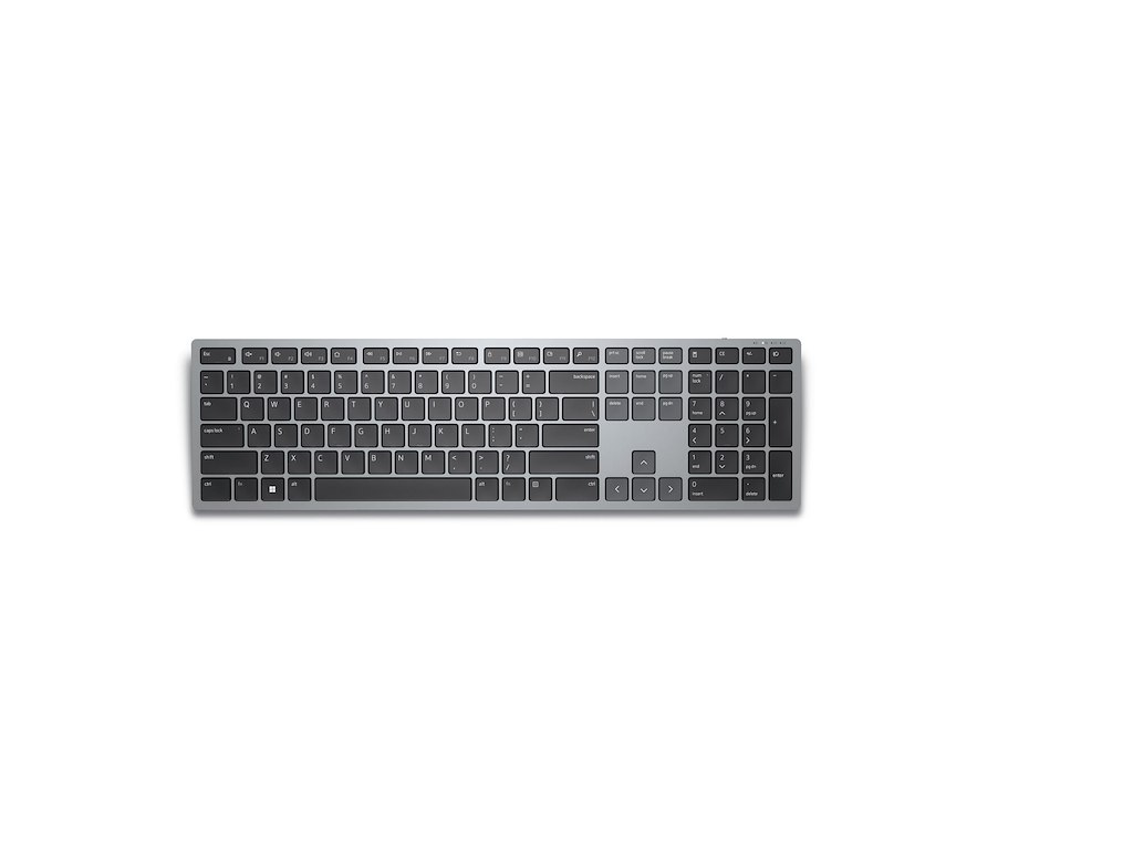 DELL KB700 tastatur Kontor RF trådløs + Bluetooth QWERTY Russisk Grå