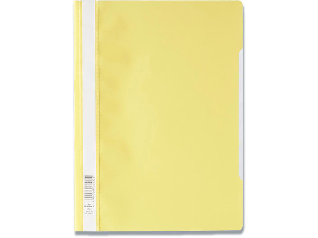 Tilbudsmappe, A4, Gul, 25 stk, Durable 