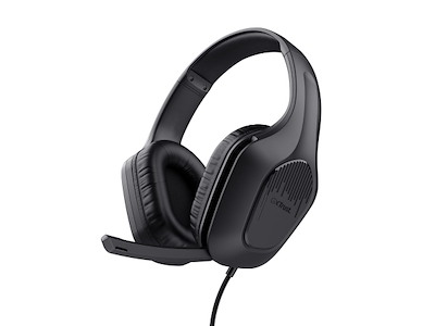 Trust GXT 417 Zirox Headset Ledningsført Spil Sort