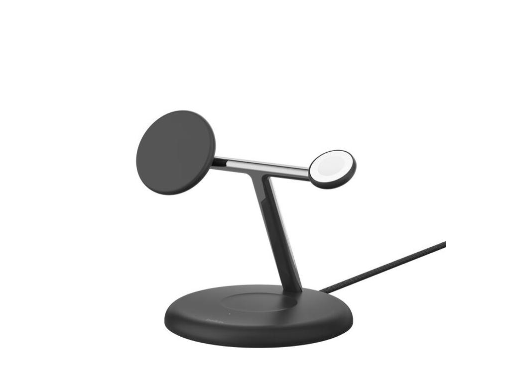 Belkin WIZ023VFBK oplader til mobil enhed Hovedtelefoner, Smartphone, SmartWatch Sort USB Trådløs opladning Indendørs