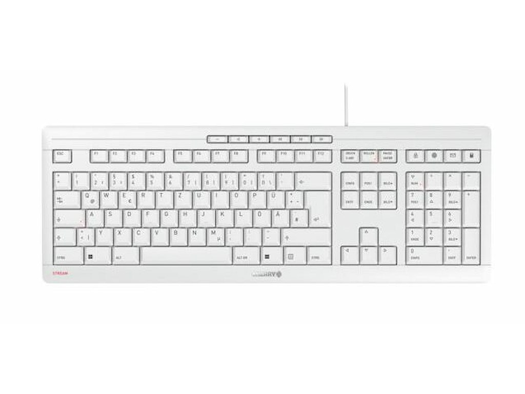 CHERRY JK-8500HU-0 tastatur Hjemme/kontor USB QWERTZ Ungarsk Lys grå