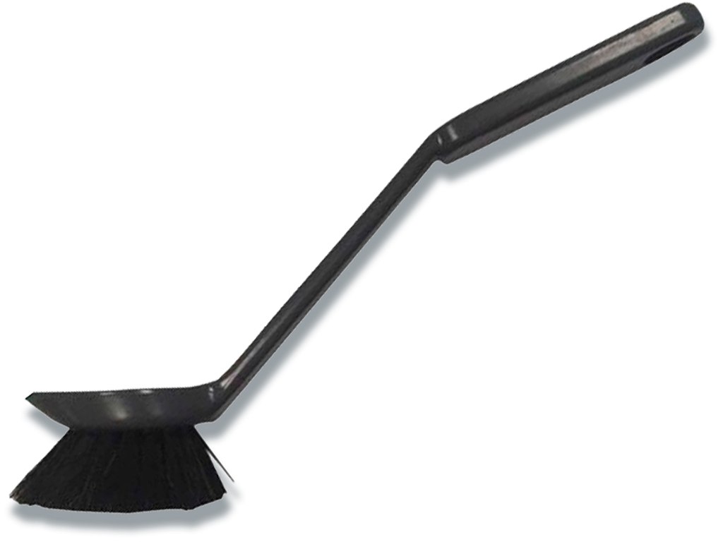 Opvaskebørste, Grå, Blød, Med hestehår