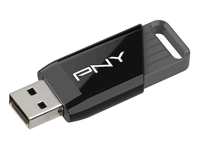 PNY Attaché X USB-nøgle 128 GB USB Type-A 3.2 Gen 1 (3.1 Gen 1) Sort