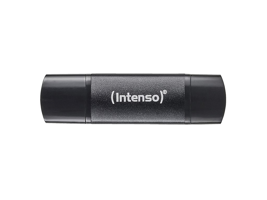 Intenso 3544490 USB-nøgle 64 GB USB Type-A / USB Type-C 3.2 Gen 1 (3.1 Gen 1) Sort