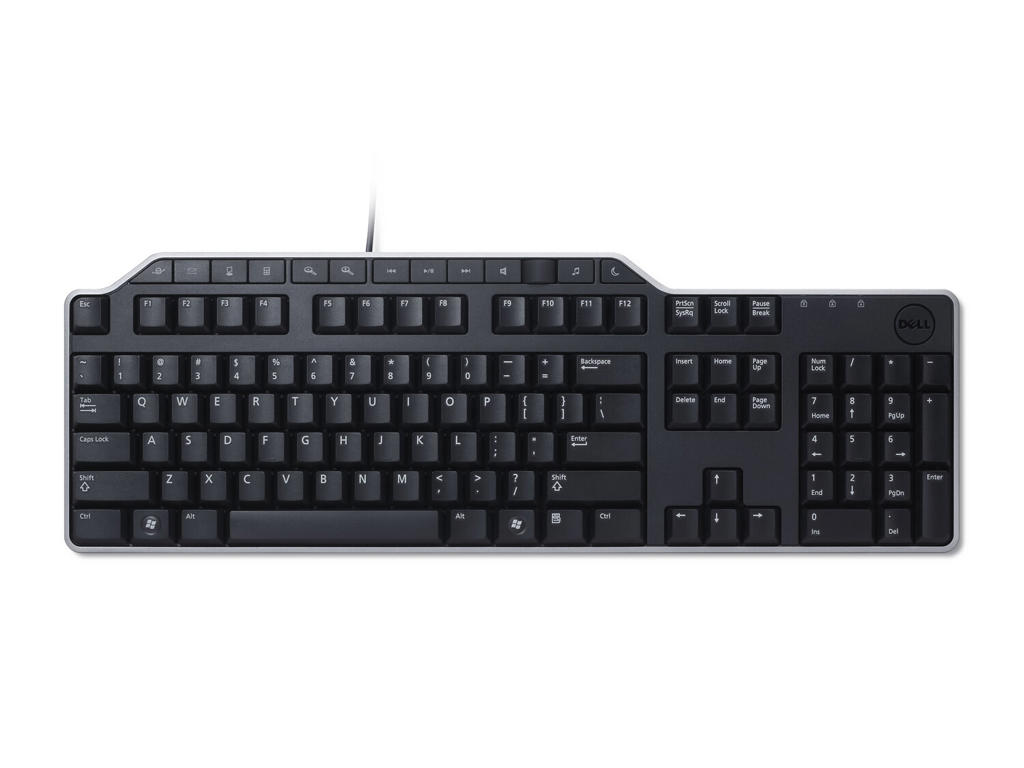 DELL KB522 tastatur Universel USB QWERTY Russisk Sort
