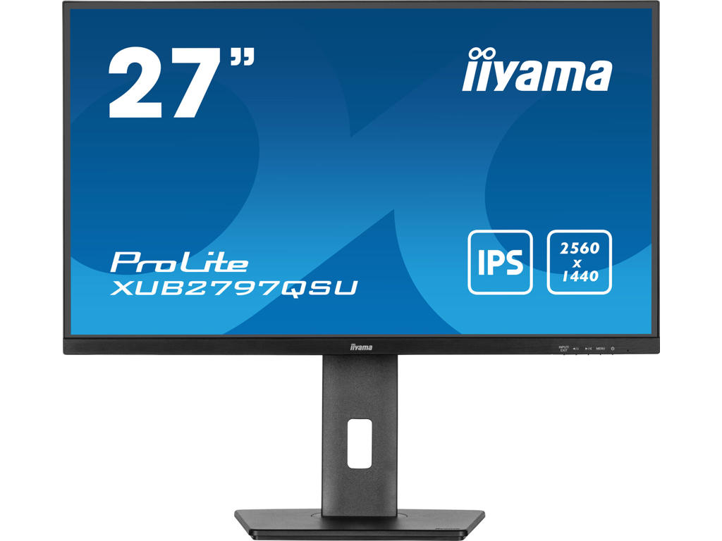 iiyama ProLite XUB2797QSU-B2 computerskærm 68,6 cm (27") 2560 x 1440 pixel Quad HD LED Sort