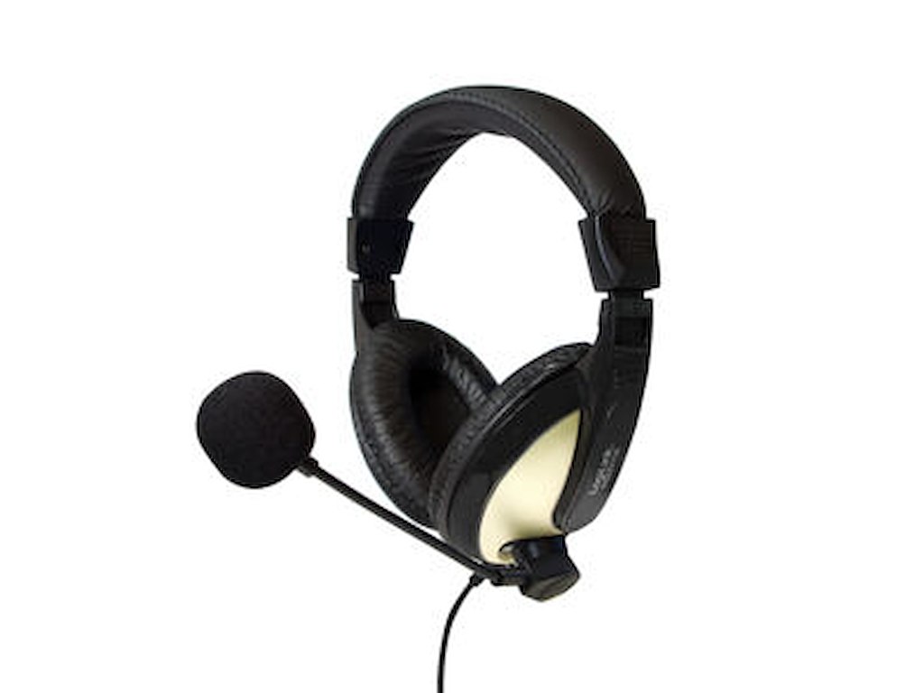 LogiLink HS0011A hovedtelefoner/headset Ledningsført Opkald/musik Sort