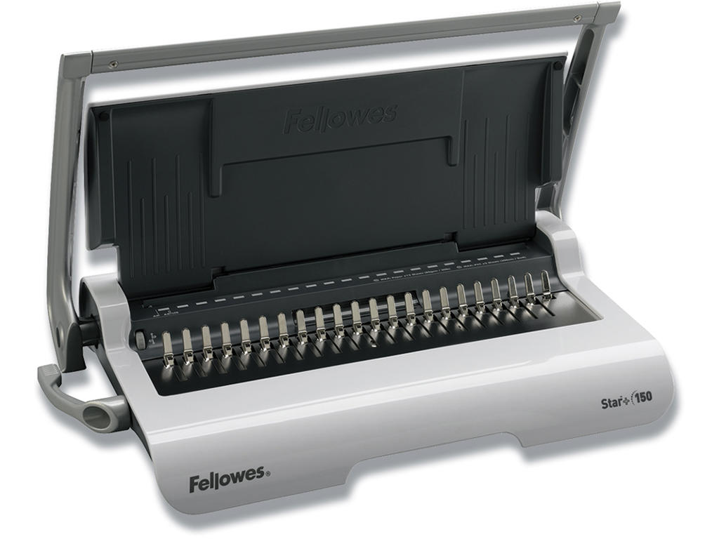 Indbindingsmaskine, Til plastspiraler, 150 ark-18 mm, A4, Fellowes Star+ 150 