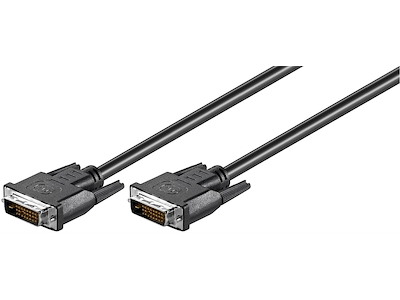 Microconnect MONCC5 DVI kabel 5 m DVI-D DVI-D (DL) Sort