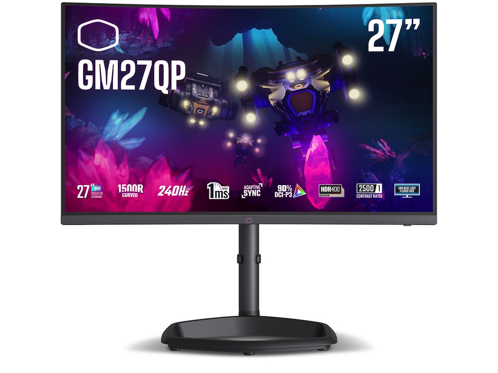 Cooler Master Gaming GM27QP computerskærm 68,6 cm (27") 2560 x 1440 pixel Quad HD Sort