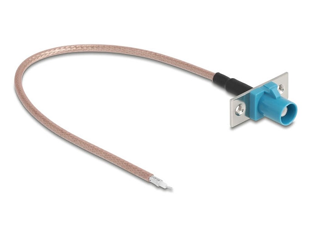 DeLOCK 90726 koaxial kabel RG-316/U 0,2 m FAKRA Z Nej Blå, Brun