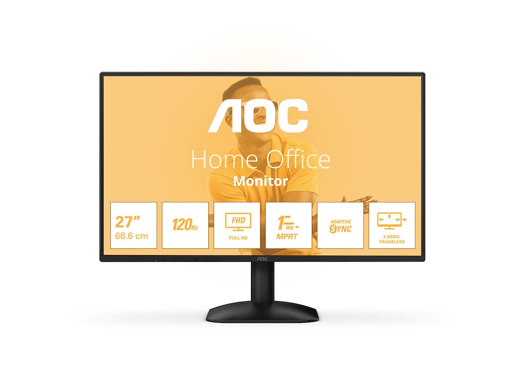 AOC B3 27B31H LED display 68,6 cm (27") 1920 x 1080 pixel Fuld HD Sort