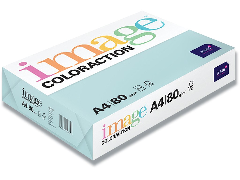 Kopipapir, Lagoon Pale Blue, Farvenr BL29, A4, Image ColorAction 80 g/m² 