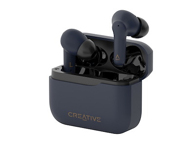 Creative Labs Creative Zen Air Plus TWS In-Ear - mørkeblå Hovedtelefoner Trådløs I ørerne Opkald/Musik/Sport/Hverdag Bluetooth