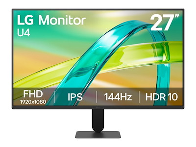 LG 27U411B-B computerskærm 68,6 cm (27") 1920 x 1080 pixel Fuld HD LCD Sort