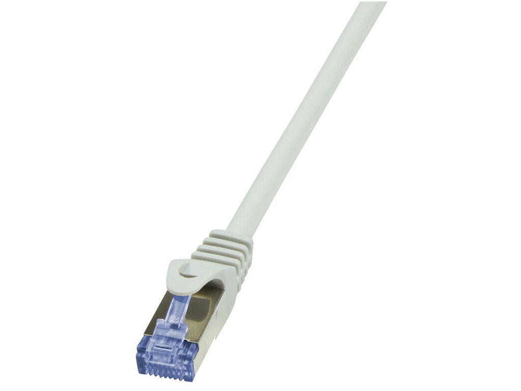 LogiLink Cat6a S/FTP, 0.5m netværkskabel Grå 0,5 m S/FTP (S-STP)