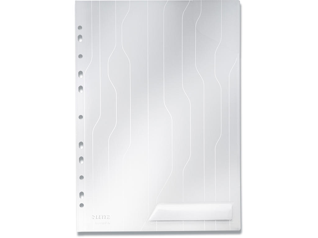 Combifile, Åben top og højre side, Transparent, 5 stk, Leitz Combifile 