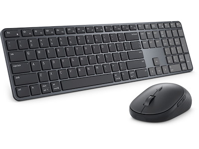 DELL Pro 7 Slim KM726 tastatur Mus inkluderet Hjemme/kontor RF trådløs + Bluetooth QWERTY Spansk Sort
