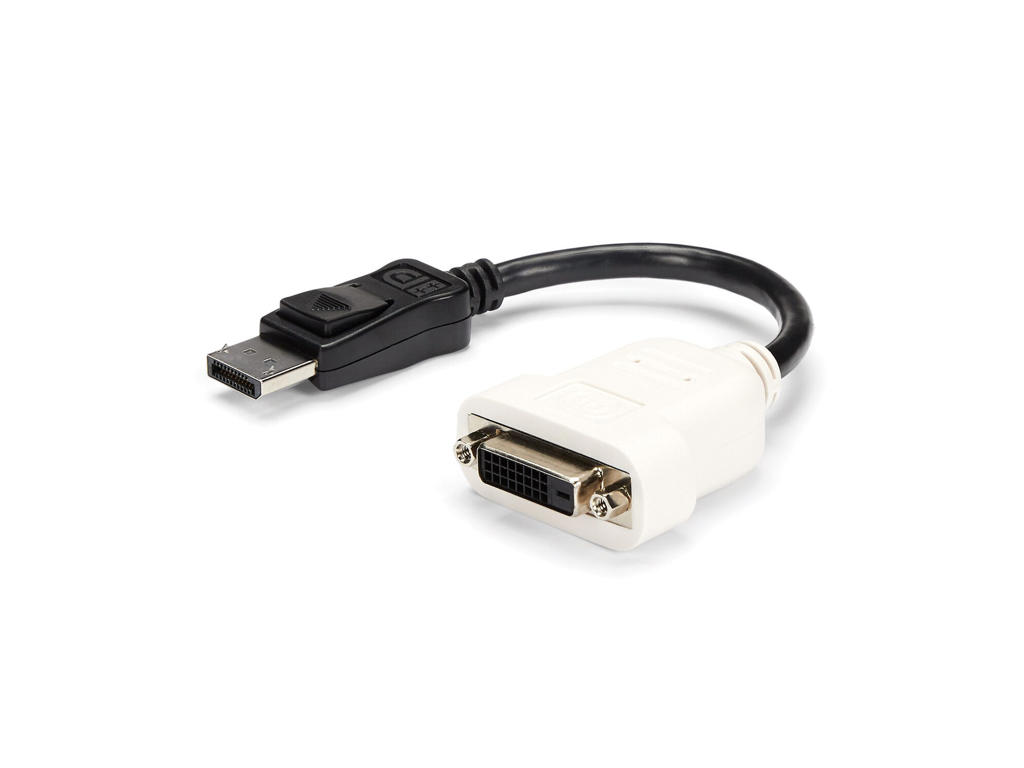 StarTech.com DP2DVI videokabel adapter 0,24 m DisplayPort DVI-D Sort