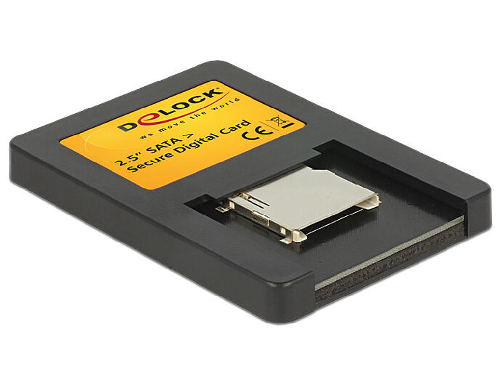 DeLOCK 91673 kortlæser SATA Intern Sort