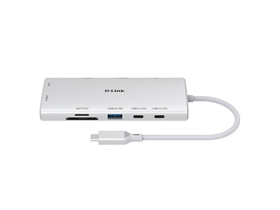 D-Link DUP-A01 interface hub USB 3.2 Gen 1 (3.1 Gen 1) Type-C 10000 Mbit/s Hvid