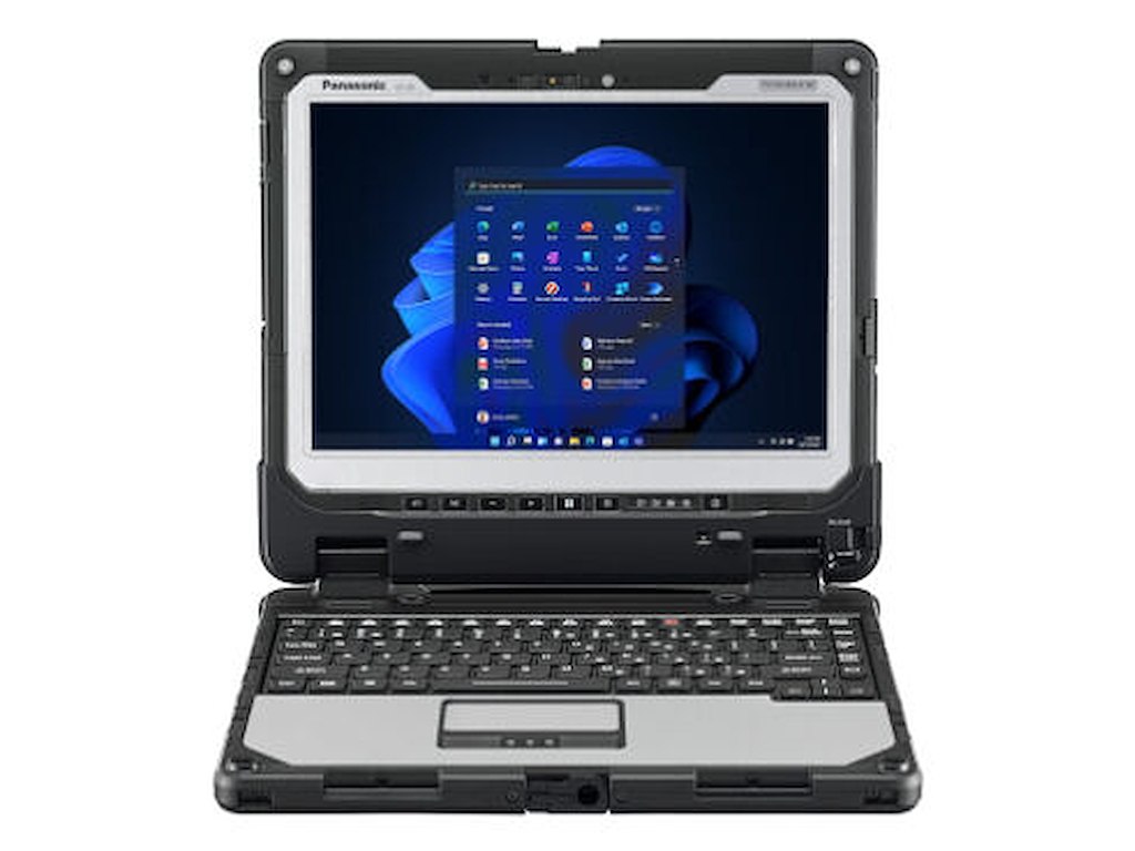 Panasonic Toughbook 33 mk4 Intel® Core™ i5 i5-1345U Hybrid (2-i-1) 30,5 cm (12") Berøringsskærm Quad HD 16 GB DDR4-SDRAM 512 GB SSD Wi-Fi 6E (802.11ax) Windows 11 Pro Nordisk Sort, Sølv