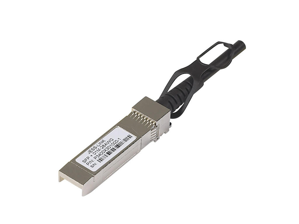 NETGEAR AXC763 InfiniBand og fiberoptisk kabel 3 m SFP+ Sort