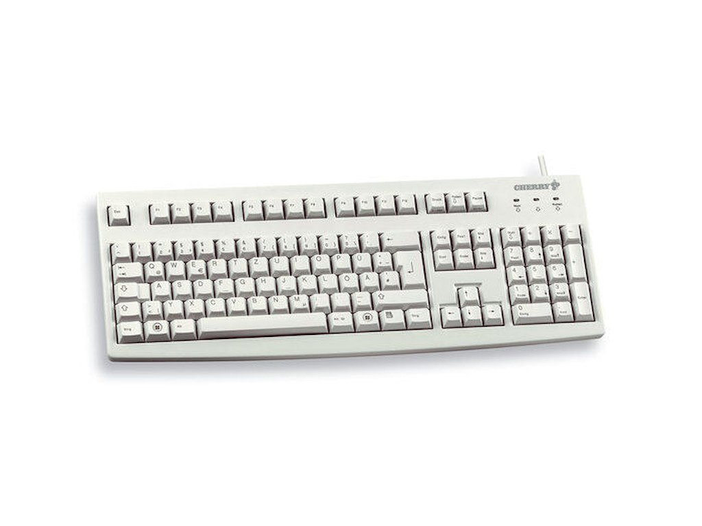 CHERRY G83-6105LUNGB-0 tastatur Universel USB QWERTY Engelsk Grå