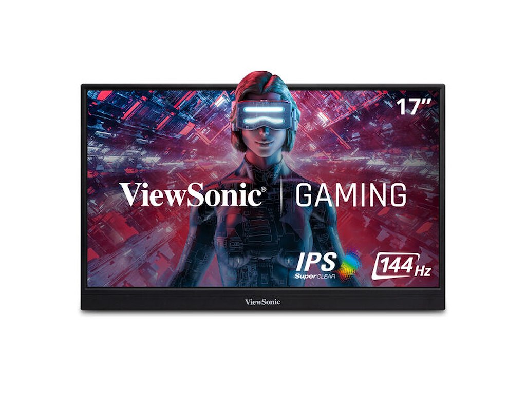 Viewsonic VX Series VX1755 computerskærm 43,2 cm (17") 1920 x 1080 pixel Fuld HD LED Sort, Grå