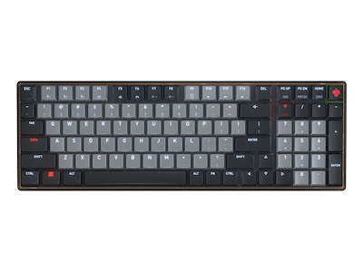 CHERRY KW 550 MX LP tastatur Hjemme/kontor USB + Bluetooth QZERTY US engelsk Sort