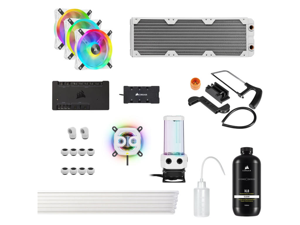 Corsair XH305i Processor Væskekølingssæt Hvid
